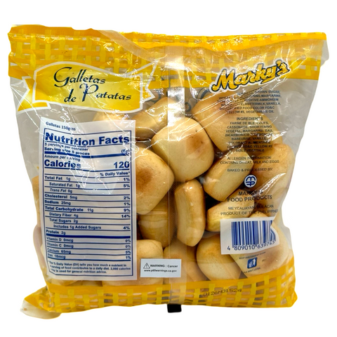 Marky's Prime Bake - Galletas de Patatas (Egg Cracklets) - 150 G