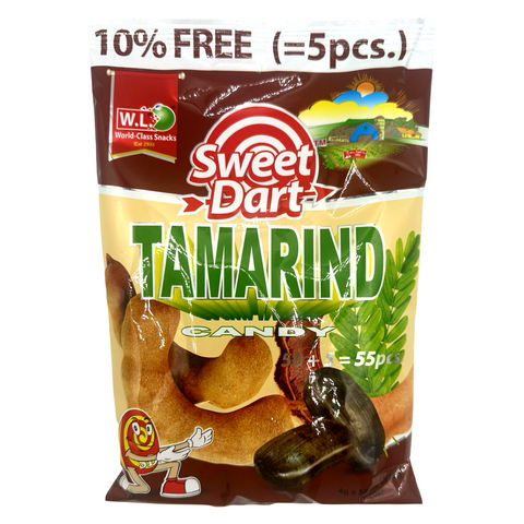 W.L. Foods - Sweet Dart - Tamarind Candy (55 pcs) - 220 G