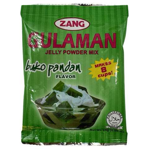 Zang - Gulaman Jelly Powder Mix - Buko Pandan - 24 G