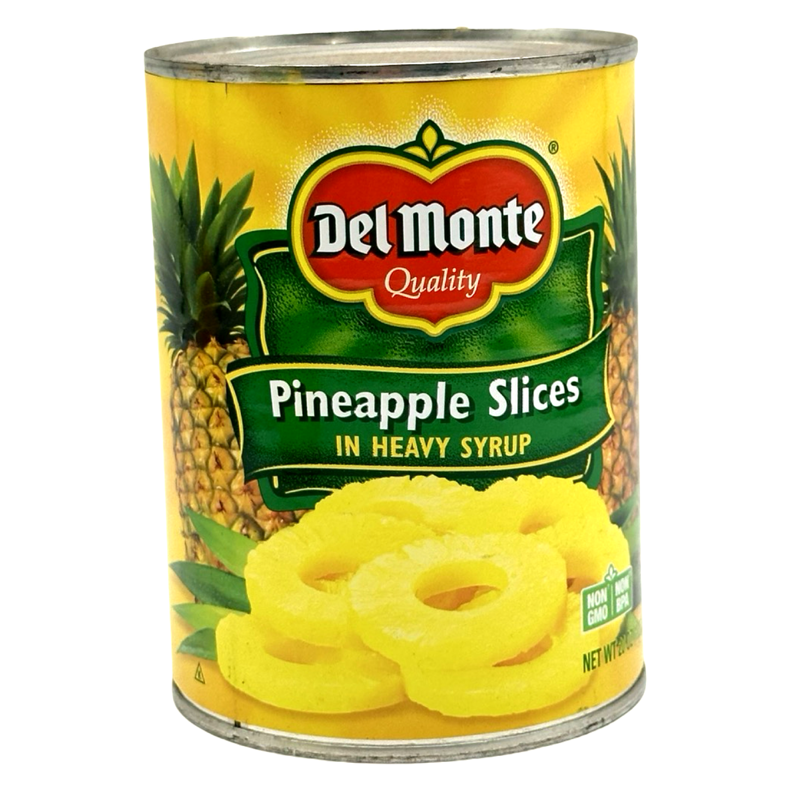 Del Monte - Pineapple Slices in Heavy Syrup - 100% Pineapple Juice - 20 OZ