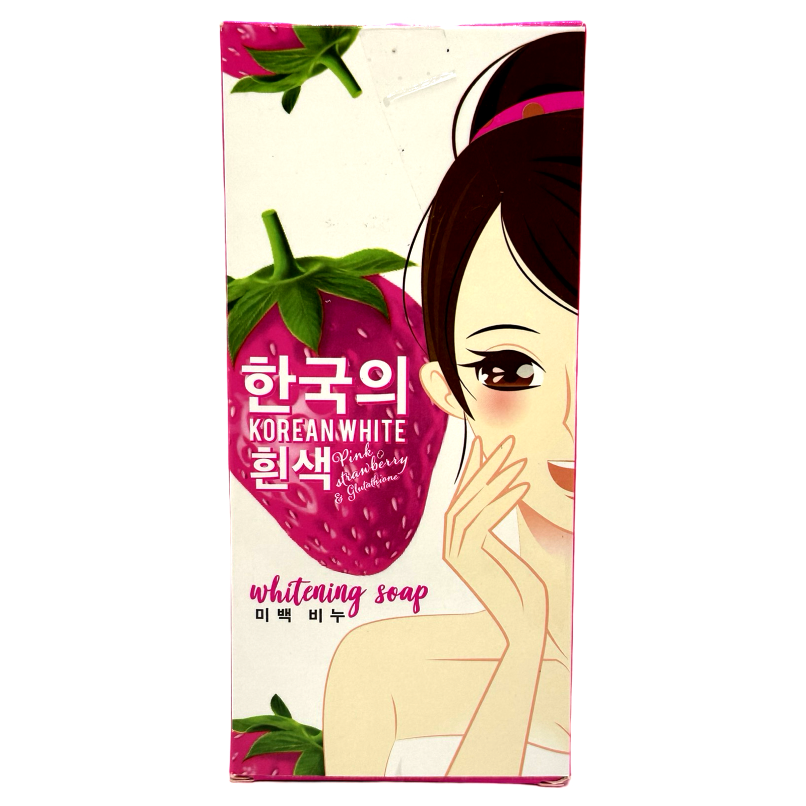 Korean White - Strawberry & Glutathione Soap (Pink) - 3x90g – Sukli