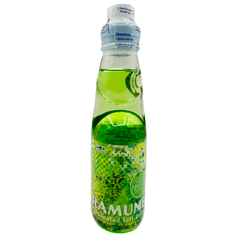 Mizuhu Ramune - Melon Carbonated Soft Drink - 200 ML