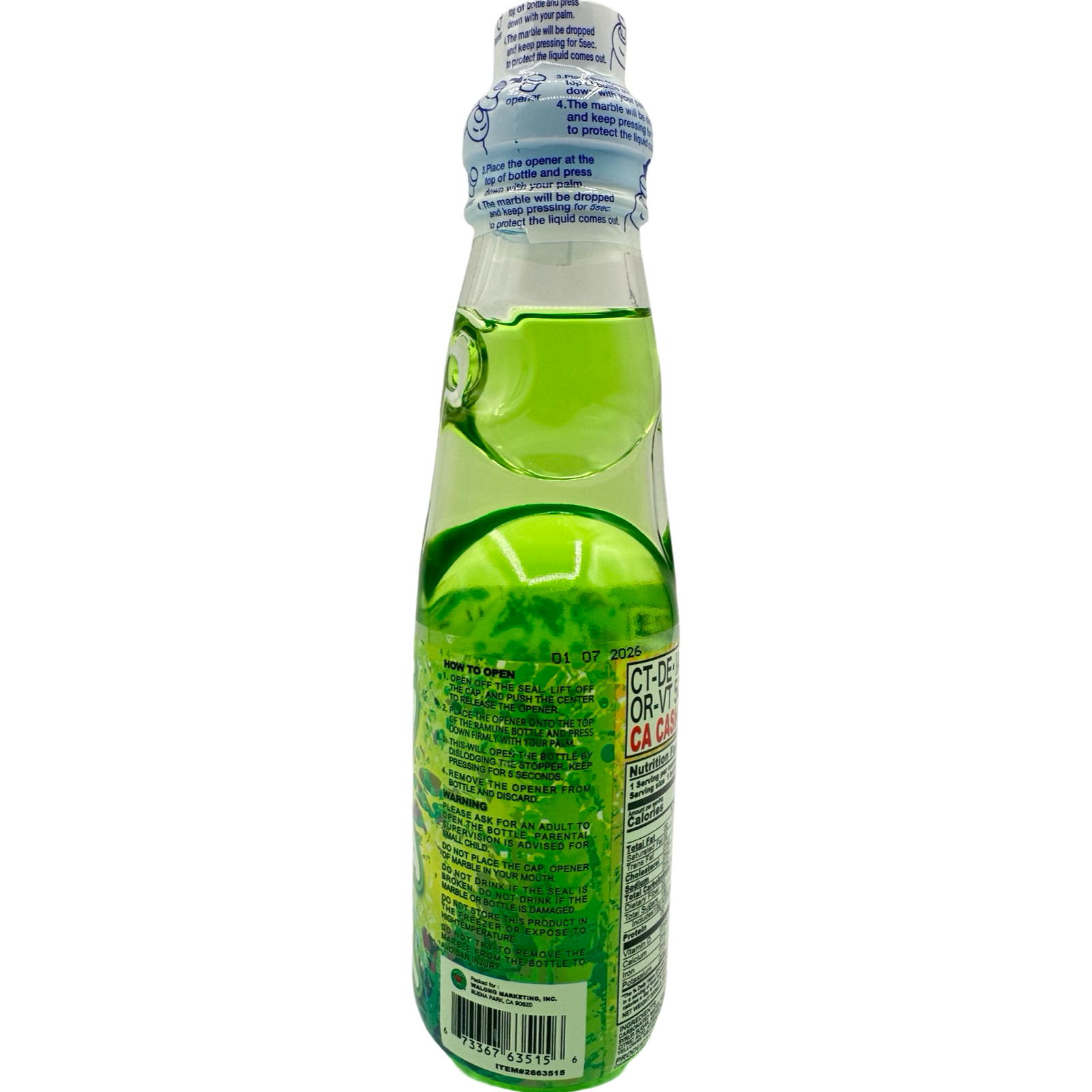 Mizuhu Ramune - Melon Carbonated Soft Drink - 200 ML – Sukli Mizuhu Ramune - Melon Carbonated Soft Drink - 200 ML – Sukli