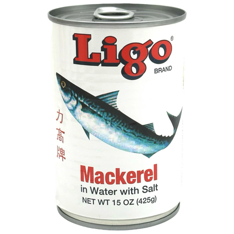 Ligo -  Mackerel in Water with Salt - 15 OZ (BIG)