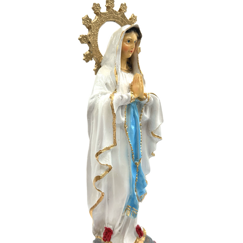 Lourdes Religious Statue Figurine - Philippine Handicrafts - 16 inches x 6 inches