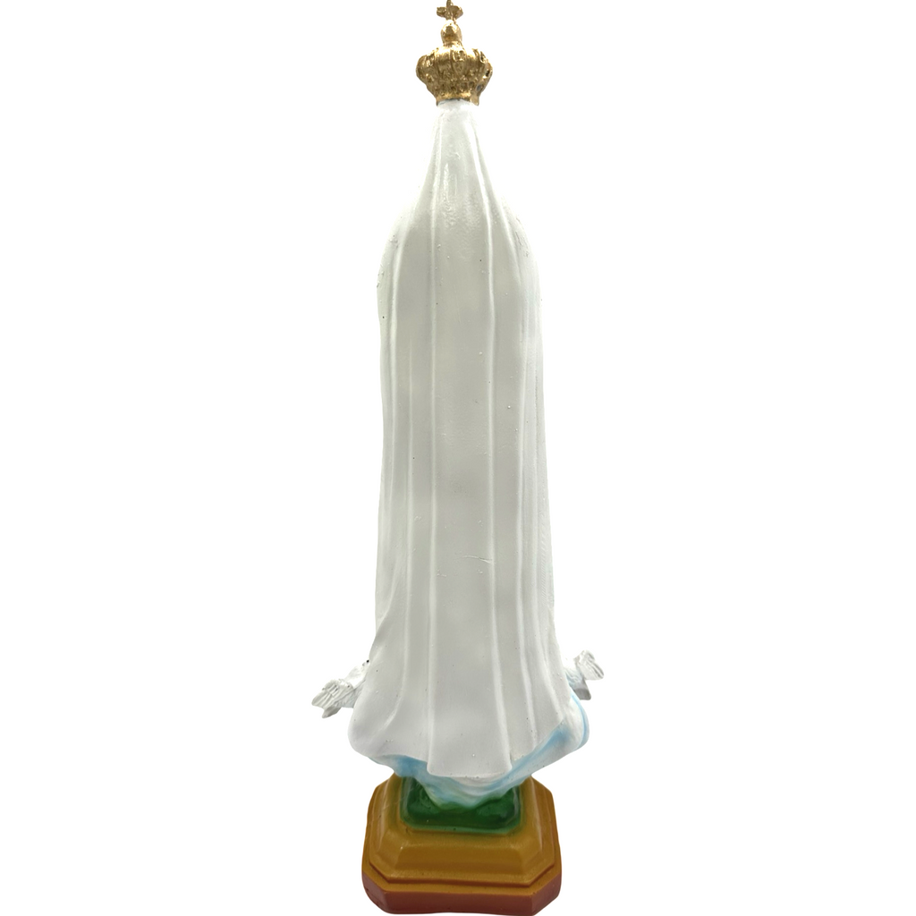 Fatima Religious Statue Figurine A - Philippine Handicrafts - 18 inches x 4 inches