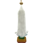 Fatima Religious Statue Figurine A - Philippine Handicrafts - 18 inches x 4 inches