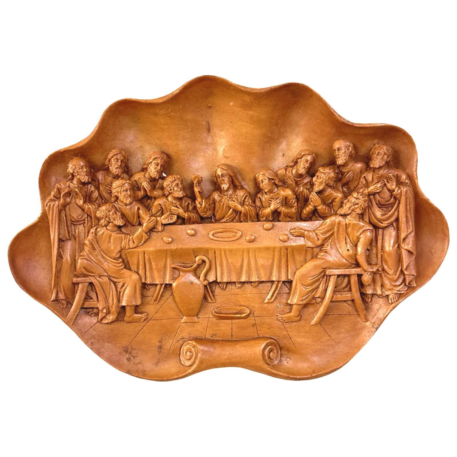 Last Supper Religious Statue Figurine - Philippine Handicrafts - 17 inches x 12 inches