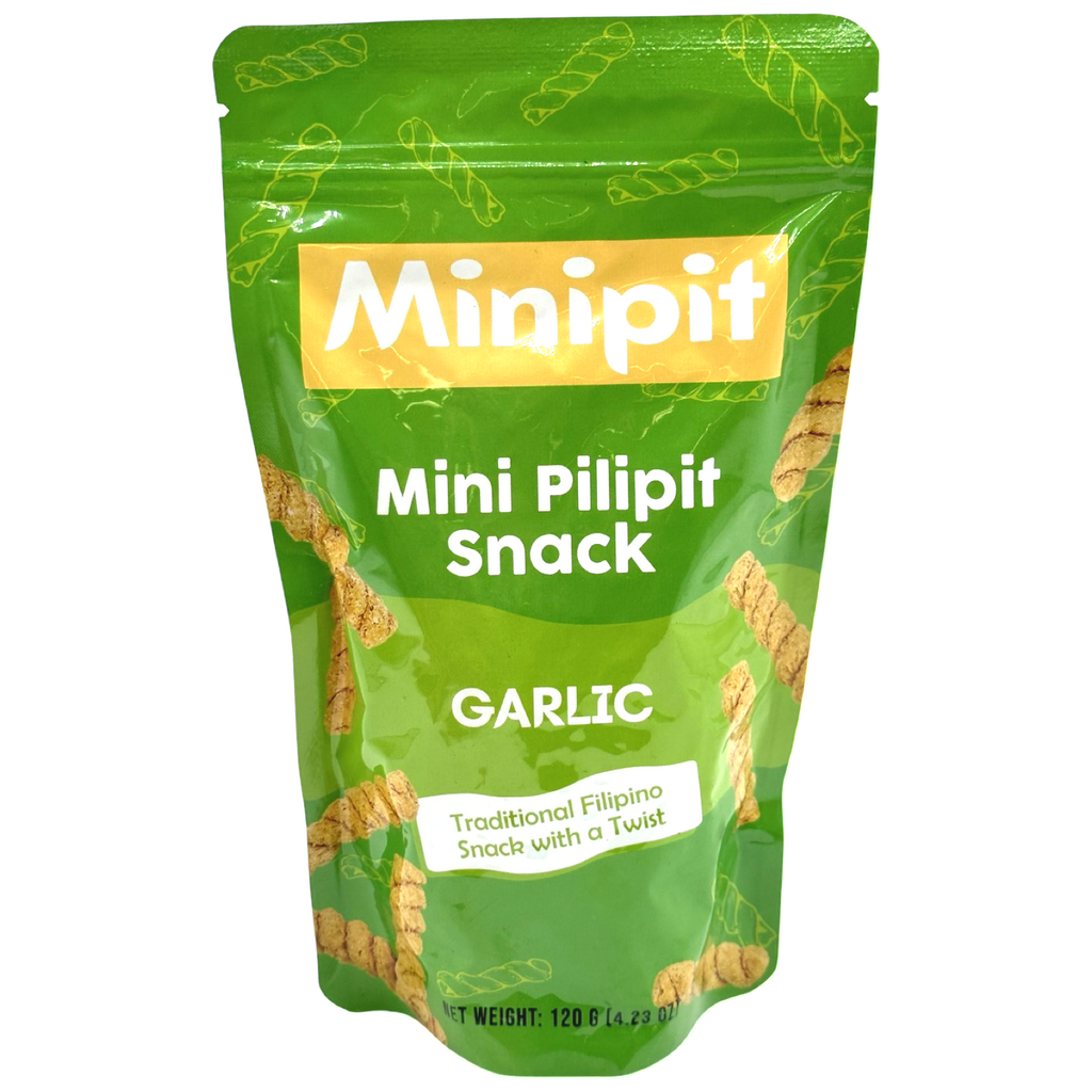 Pinipit Snack Minipit - Mini Pilipit Snack - Garlic - 120 G – Sukli - Filipino ...