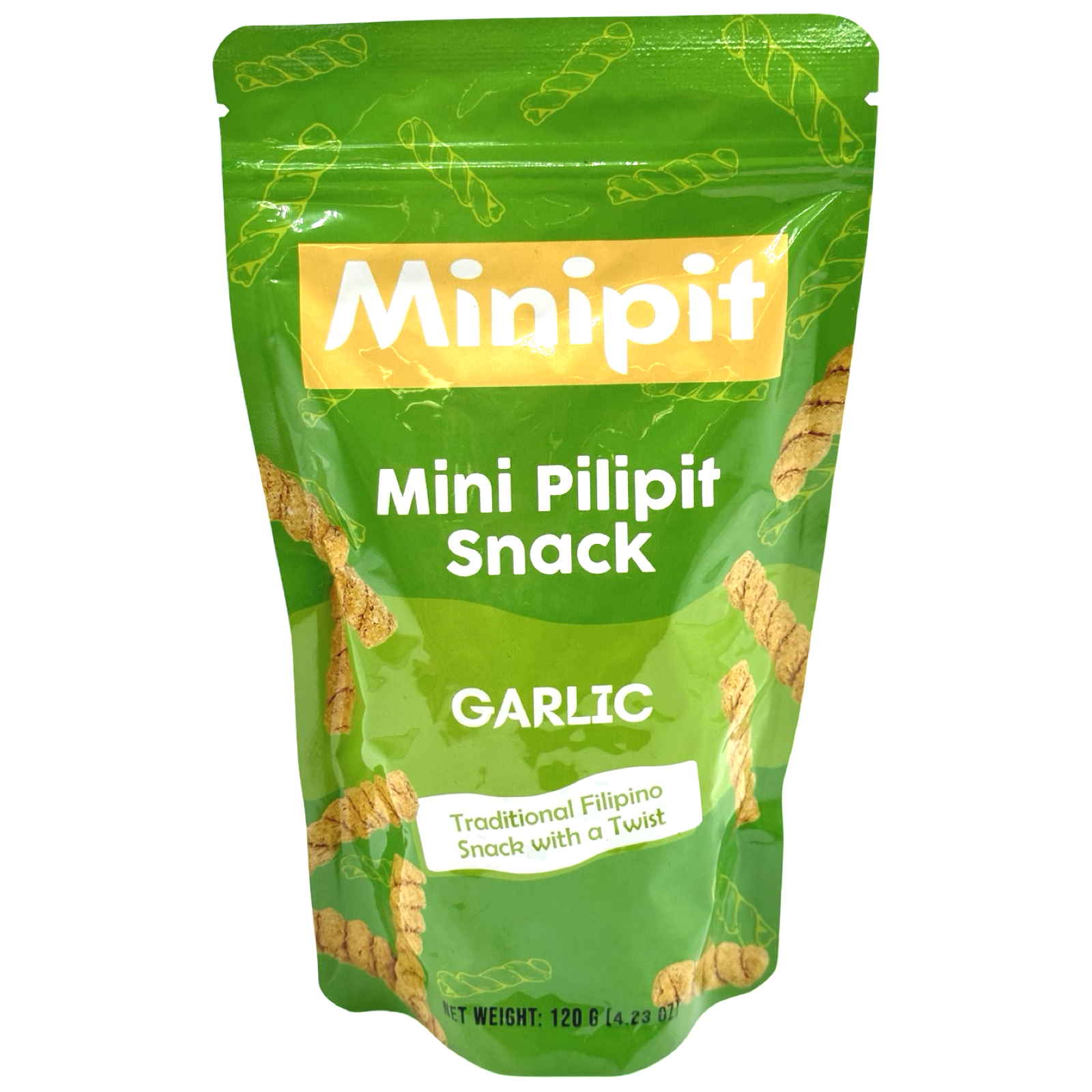 Minipit - Mini Pilipit Snack - Garlic - 120 G