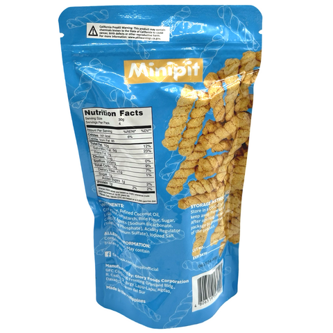 Minipit - Mini Pilipit Snack - Lightly Salted - 120 G