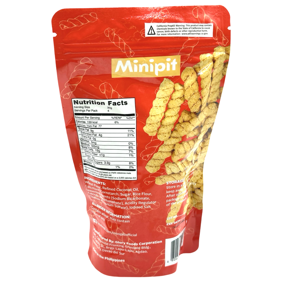 Pinipit Snack Minipit - Mini Pilipit Snack - Original - 120 G – Sukli - Filipino ...