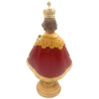 Sto. Niño Praga 8" Religious Statue Figurine - Philippine Handicrafts - Red- 12.5 inches x 7 inches