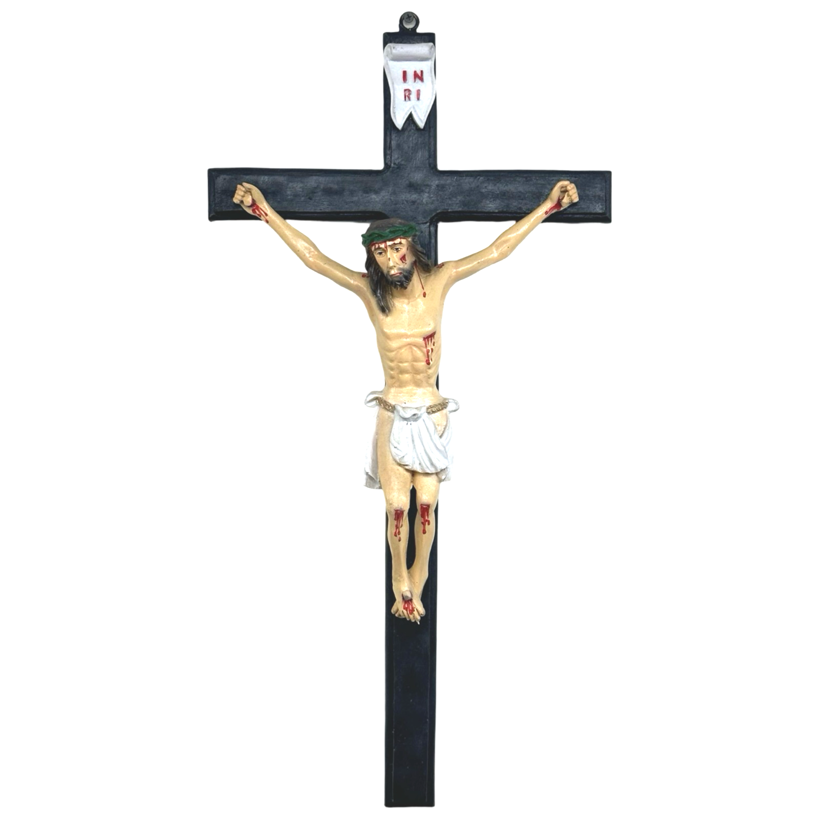 Crucifix Religious Statue Figurine - Philippine Handicrafts - 26 inches x 13 inches