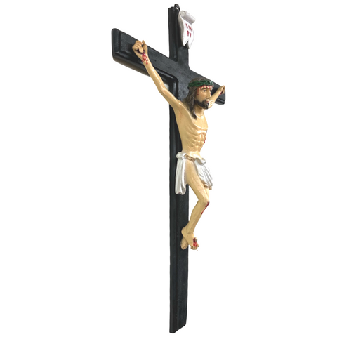 Crucifix Religious Statue Figurine - Philippine Handicrafts - 26 inches x 13 inches