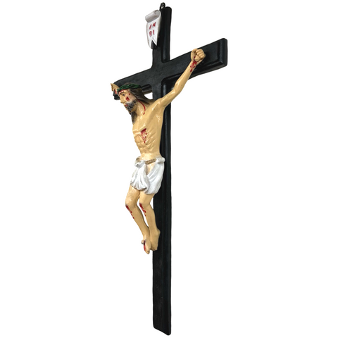 Crucifix Religious Statue Figurine - Philippine Handicrafts - 26 inches x 13 inches