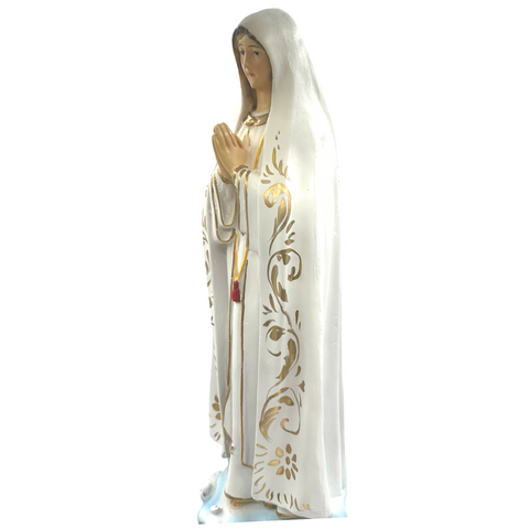 Fatima Religious Statue Figurine B - TALL - Philippine Handicrafts - 20.5 inches x 6.5 inches