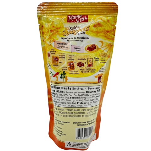 Mama Sita - Kiddie Spaghetti Sauce - 250 G