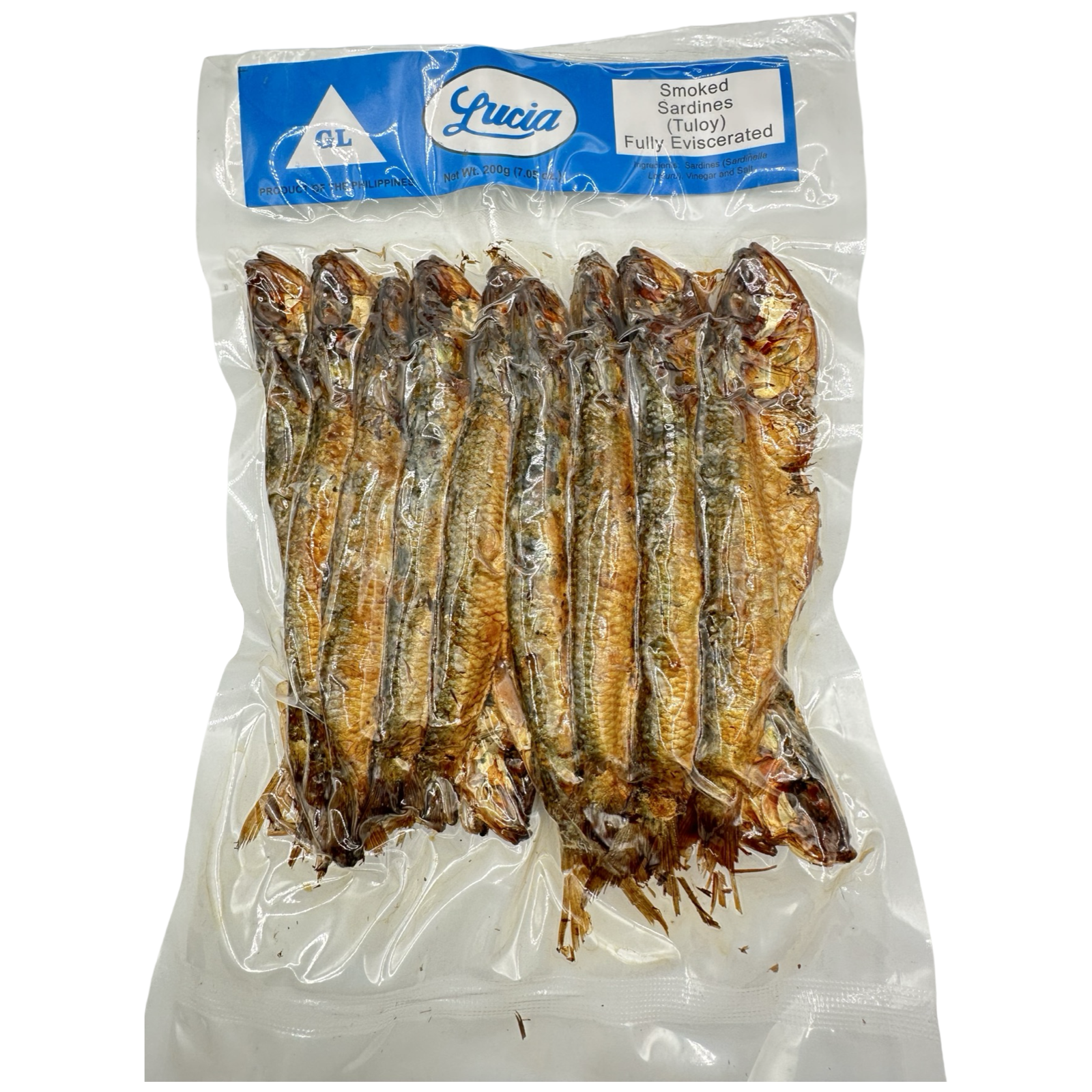 Lucia - Smoked Sardines (Tuloy) - Fully Eviscerated - 7.05 OZ