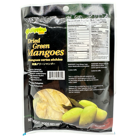 Philippine Brand - Dried Green Mangoes - 100 G