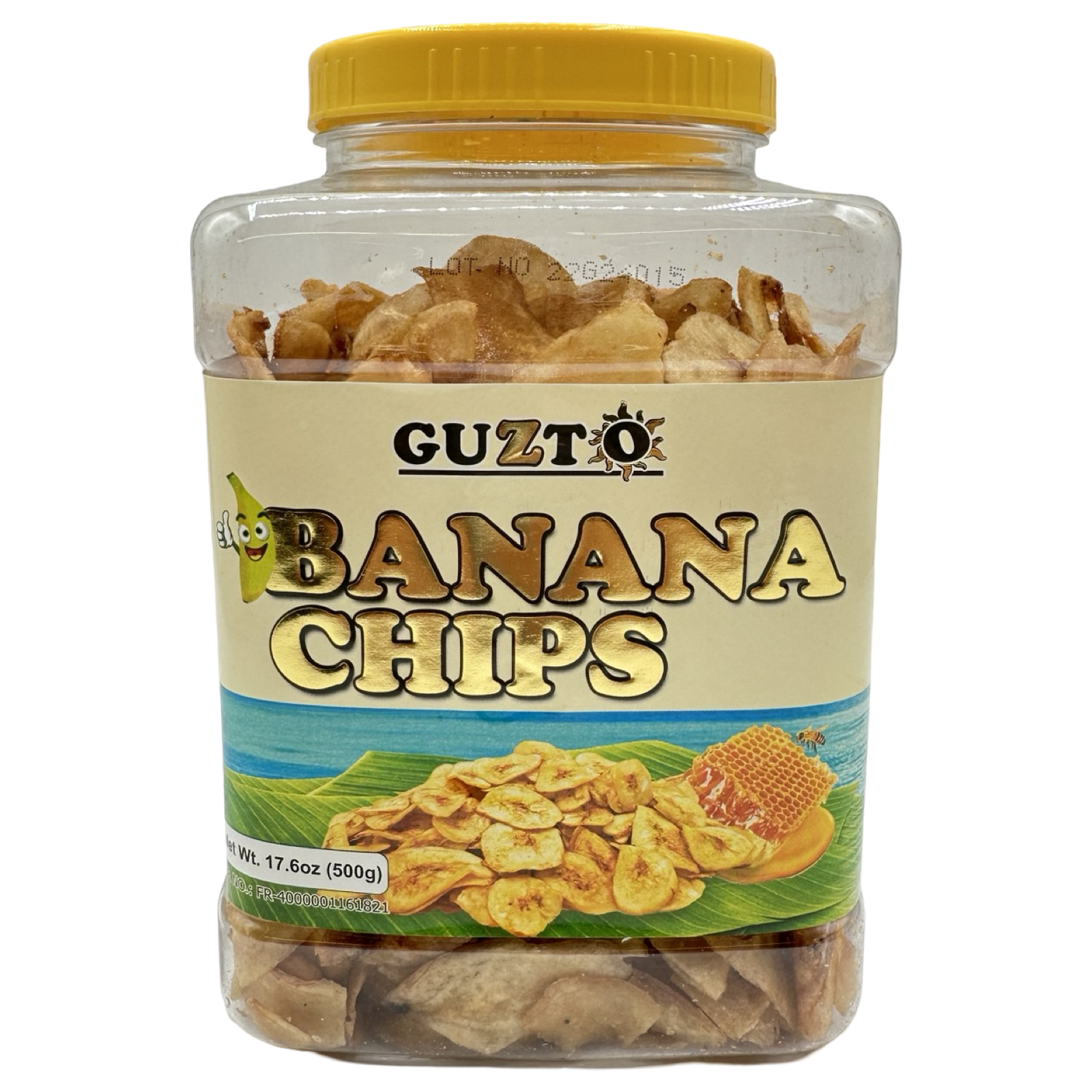 Guzto - Banana Chips - (Jar) - 500 G