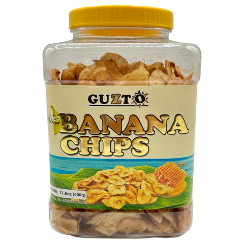 Guzto - Banana Chips - (Jar) - 500 G