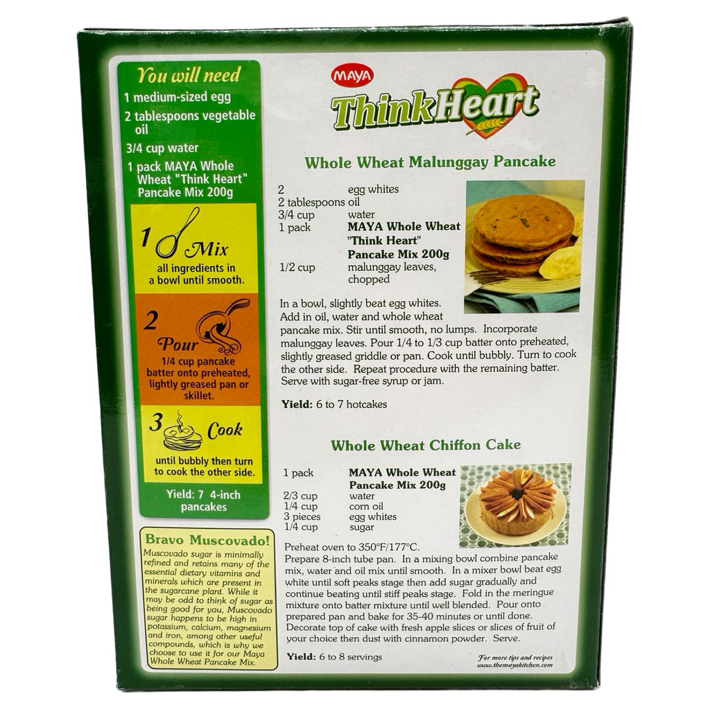 Maya - Thinkheart Whole Wheat Pancake Mix - 400 G