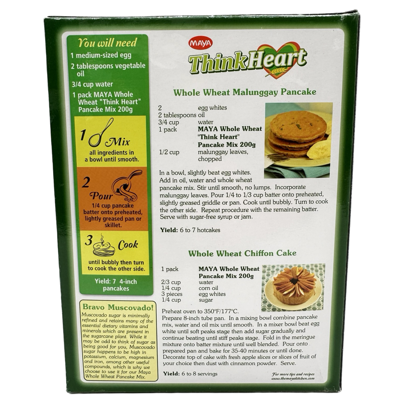 Maya - Thinkheart Whole Wheat Pancake Mix - 400 G