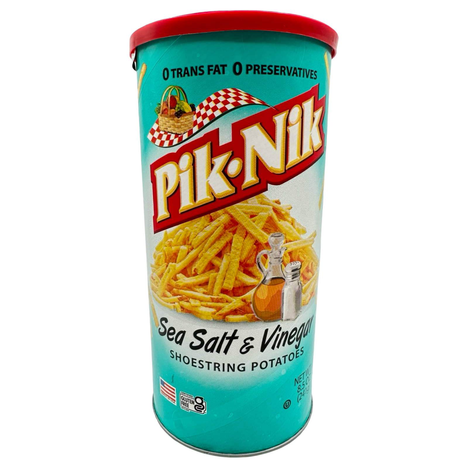 Pik-Nik Shoestring Potatoes Salt N' Vinegar (BIG) - 9 OZ