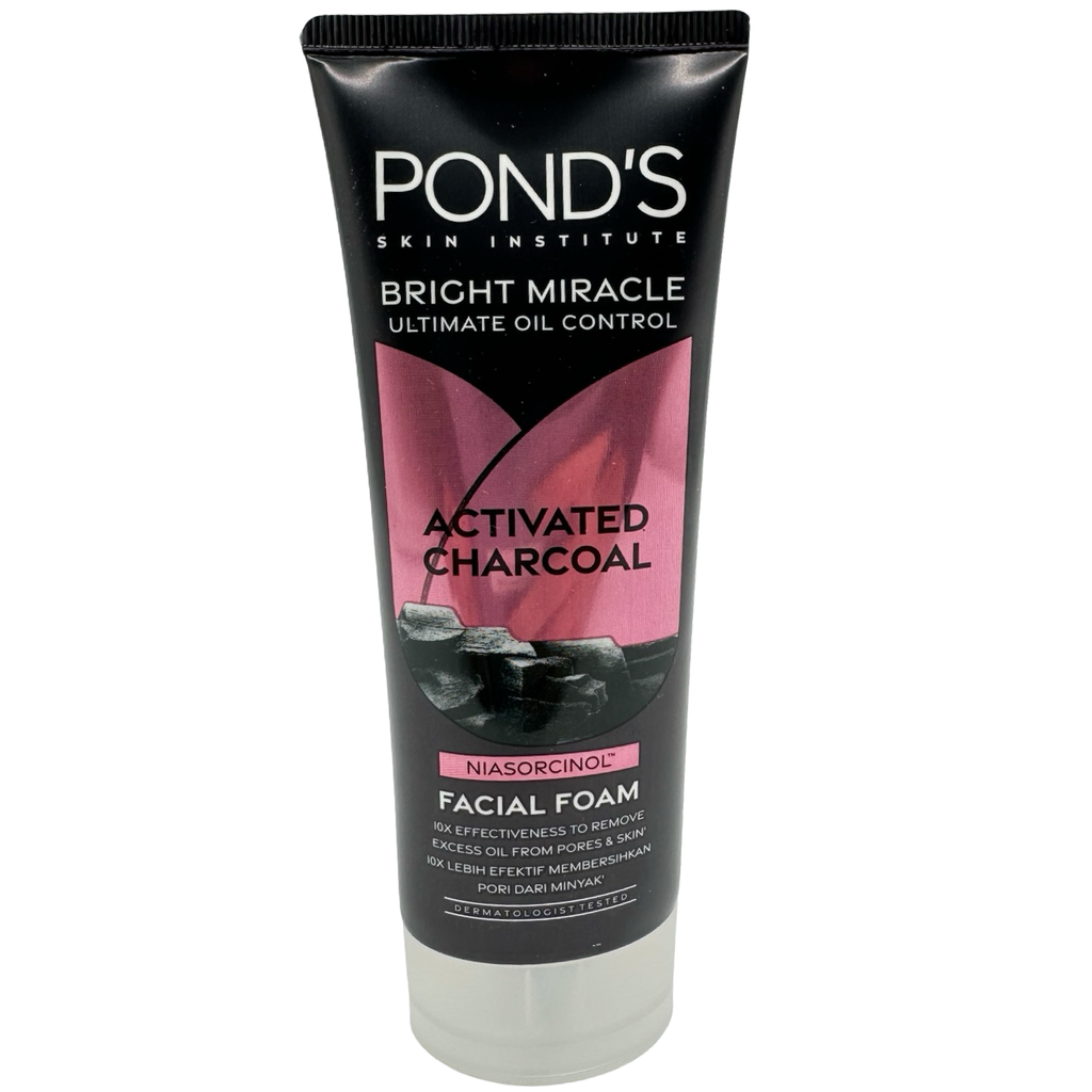 Pond's - Bright Miracle - Activated Charcoal - Ultimate Oil Control - Facial Foam - 100 G