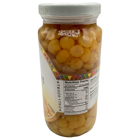 Barrio Fiesta  - Garbanzos - Chick Peas in Syrup - 12 OZ (340 G)