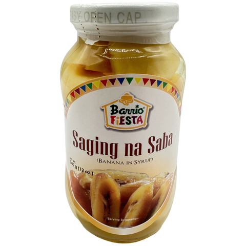 Barrio Fiesta - Saging Na Saba - Banana in Syrup - 340 G (12 OZ)