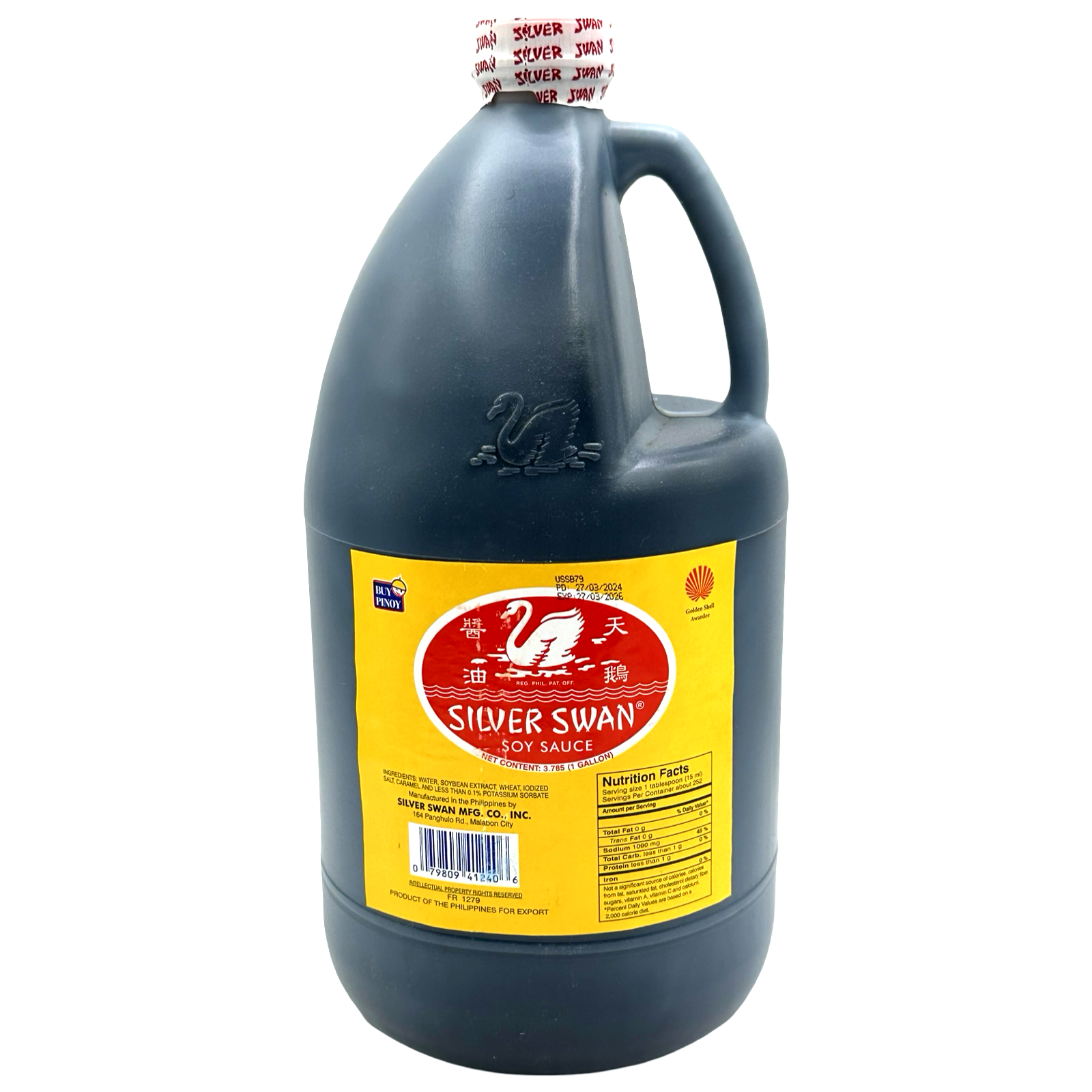 Silver Swan - Soy Sauce (Plastic Bottle) - 1 GALLON