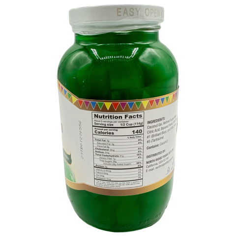 Barrio Fiesta - Nata De Coco - (Coconut Gel in Syrup) - Green - 24 OZ