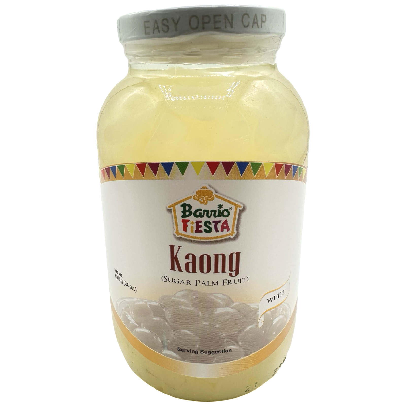 Barrio Fiesta - Sugar Palm Fruit in Syrup - Kaong - White - 24 OZ