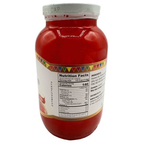 Barrio Fiesta - Nata De Coco - (Coconut Gel in Syrup) - Red - 24 OZ