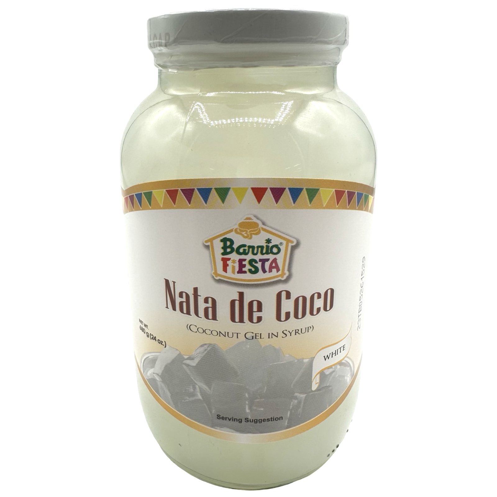 Barrio Fiesta - Nata De Coco - White - 24 OZ (680g)