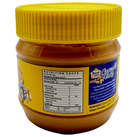 Barrio Fiesta - Peanut Butter - Creamy & Nutty- 227 G (8oz)