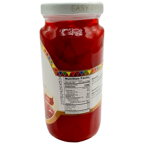 Barrio Fiesta - Sugar Palm Fruit in Syrup - Kaong - Red - 12 OZ