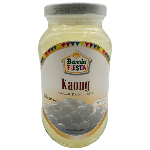 Barrio Fiesta - Sugar Palm Fruit in Syrup - Kaong - White - 12 OZ