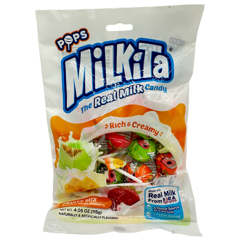 Milkita - Milky Creamy Lollipop - Fruity Mix - 15 Pieces - 172.5 G