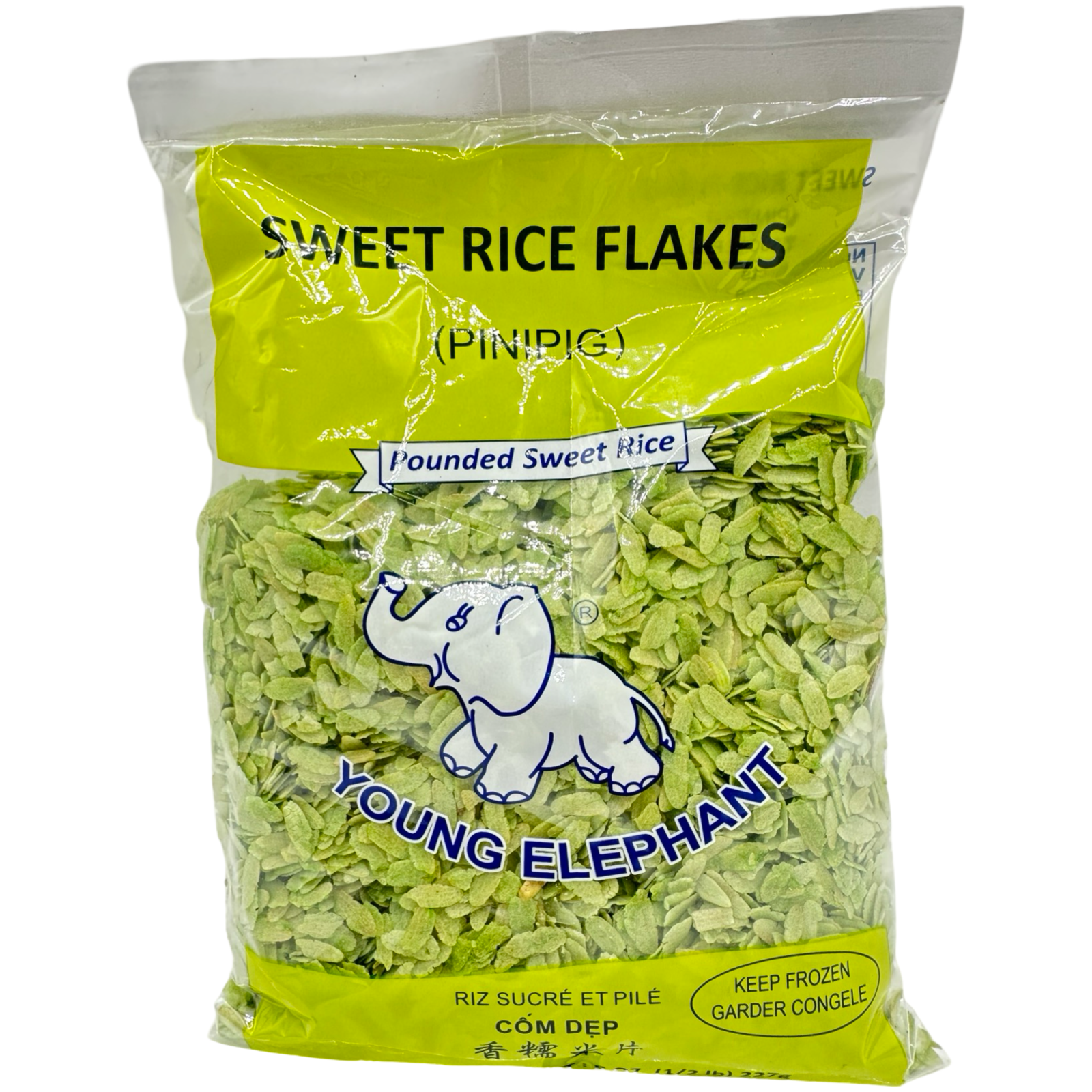 Young Elephant- Pounded Sweet Rice - Pandan - 8 OZ