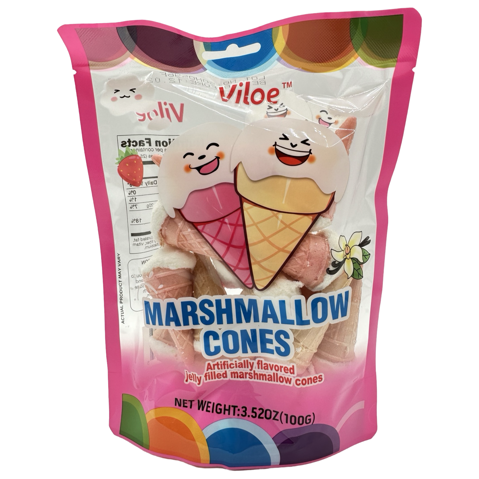 Viloe - Marshmallow Cones - 3.52 OZ