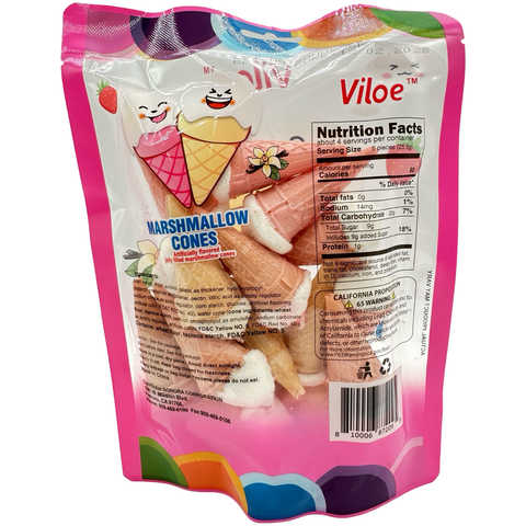 Viloe - Marshmallow Cones - 3.52 OZ