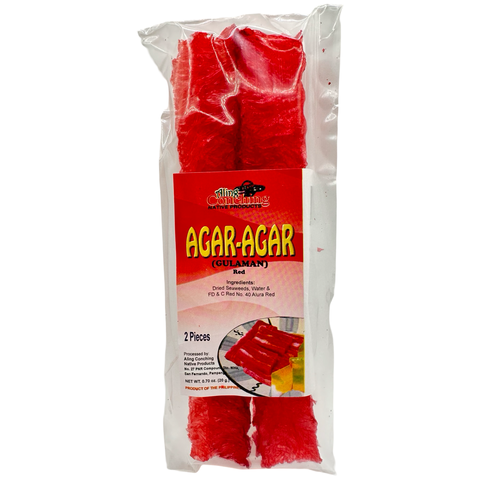 Aling Conching - Agar-Agar Gulaman Red - Dried Seaweeds - 20 G