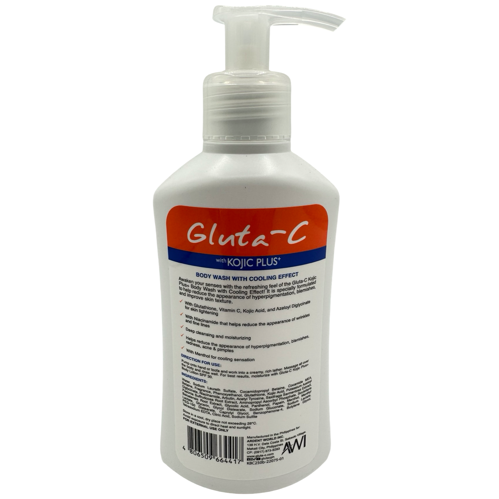 Gluta-C - Kojic Bodywash Cooling Effect - 250 ML
