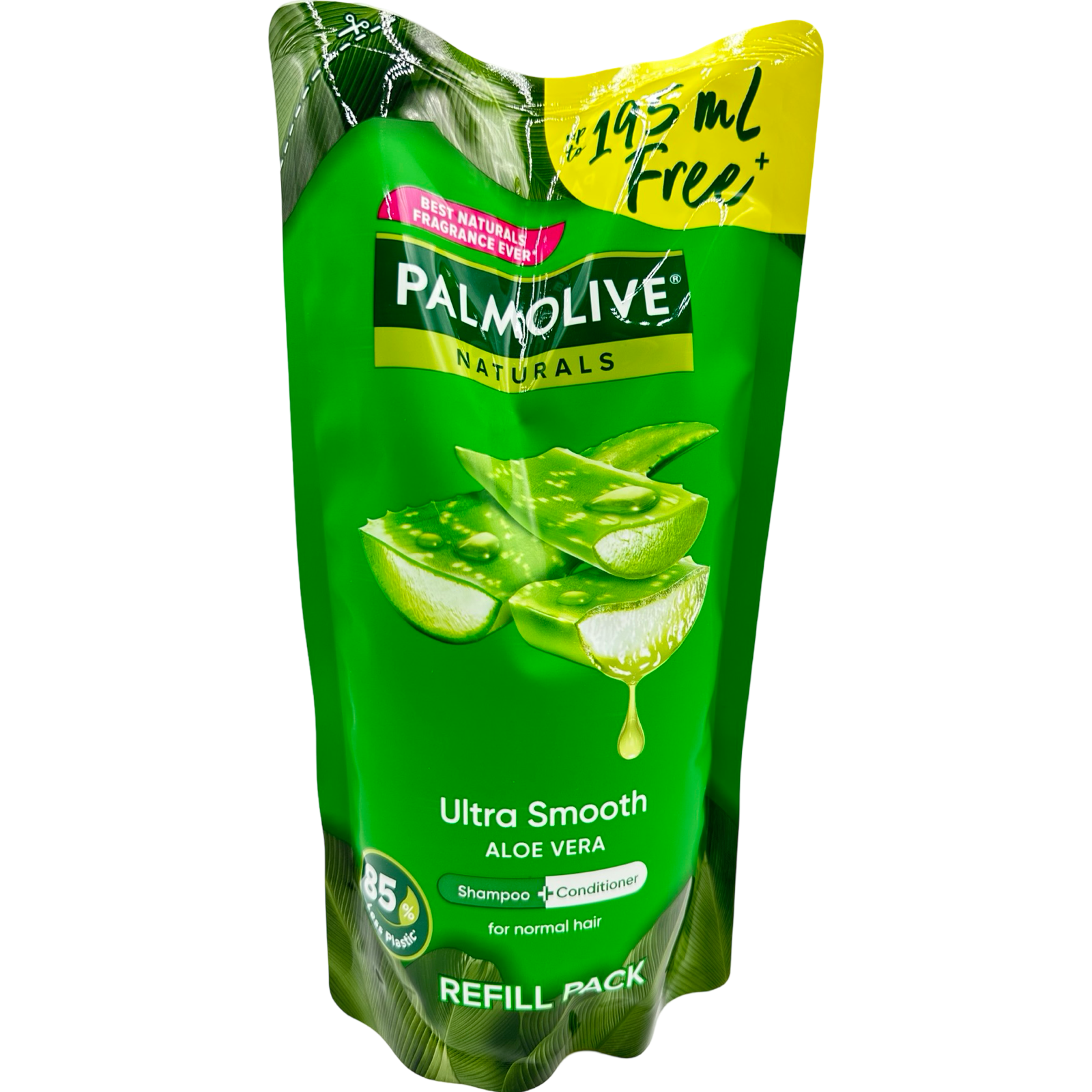 Palmolive Naturals - Shampoo + Conditioner - Ultra Smooth Aloe Vera - REFILL PACK - 600 ML