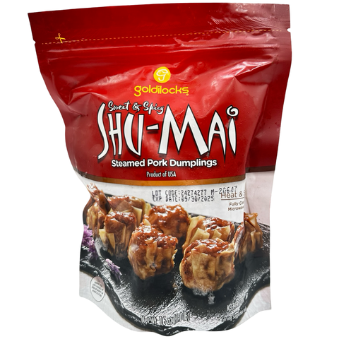 Goldilocks - Shu-mai (Siomai) - Steamed Pork Dumplings - Sweet & Spicy  - 1 LB