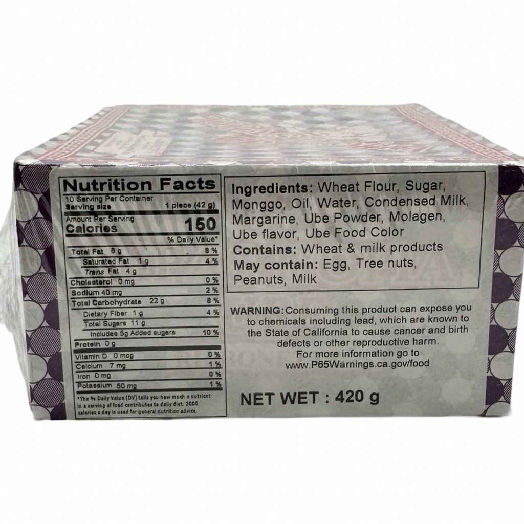 Ribbonette's - Tipas Hopia Ube - 420 G