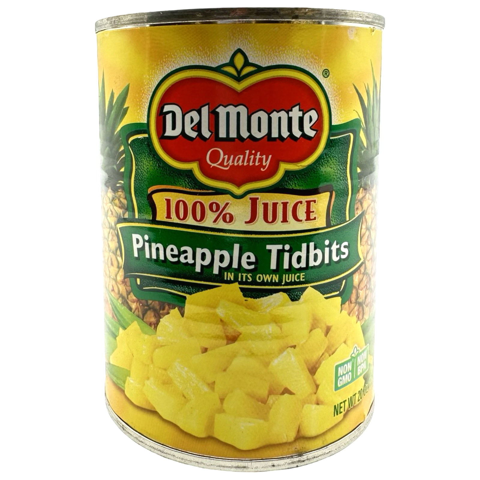 Del Monte Pineapple Tidbits in 100% Pineapple Juice 20 OZ